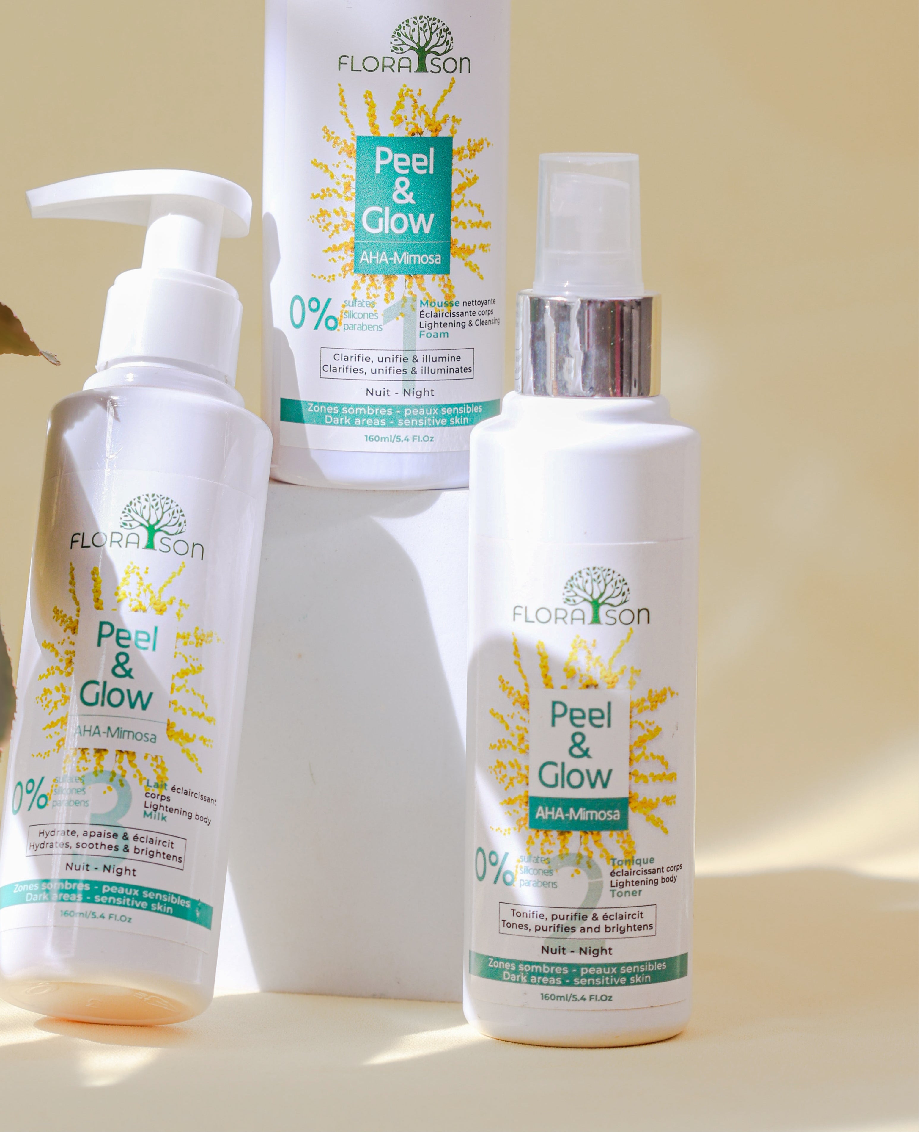 Peel &Glow; Brightening Body Toner