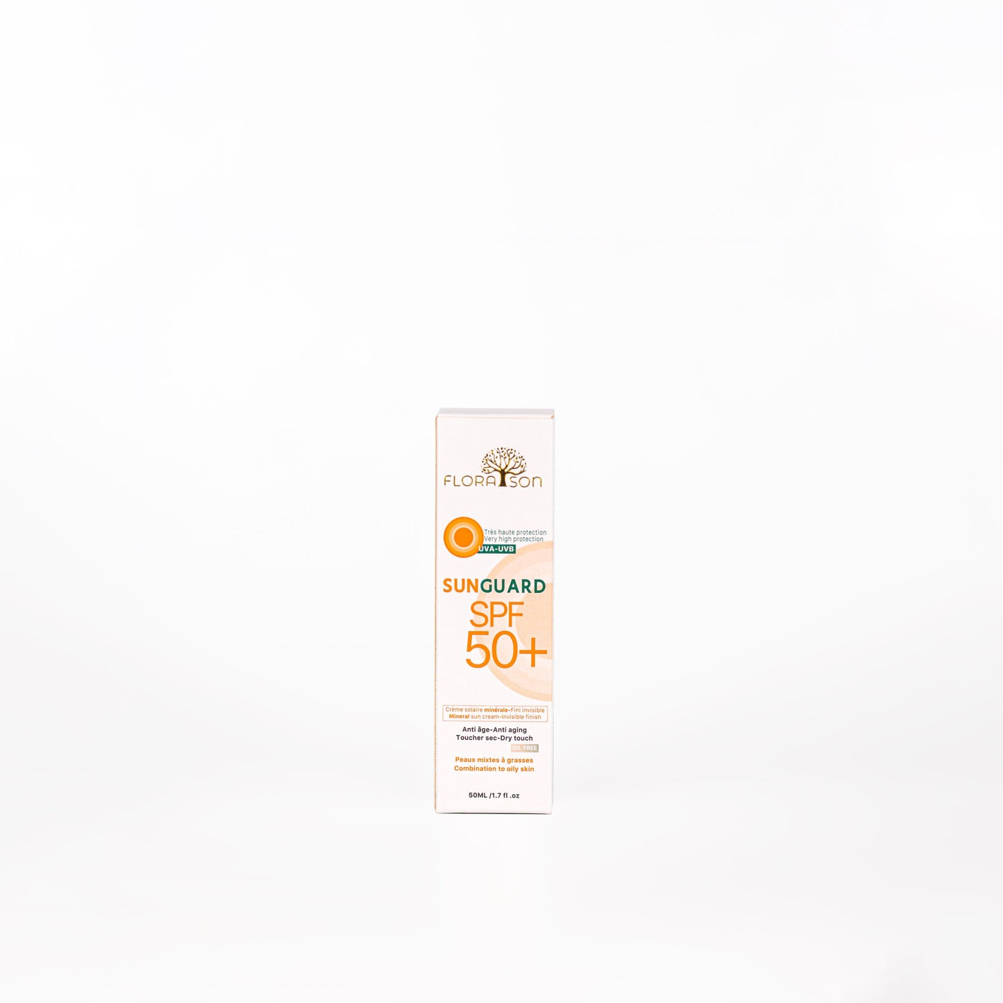 SUNGUARD Peaux mixtes à grasses spf 50+ invisible