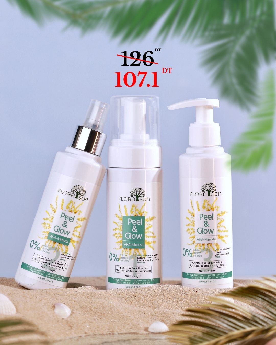 Peel &amp; Glow Lightening Range