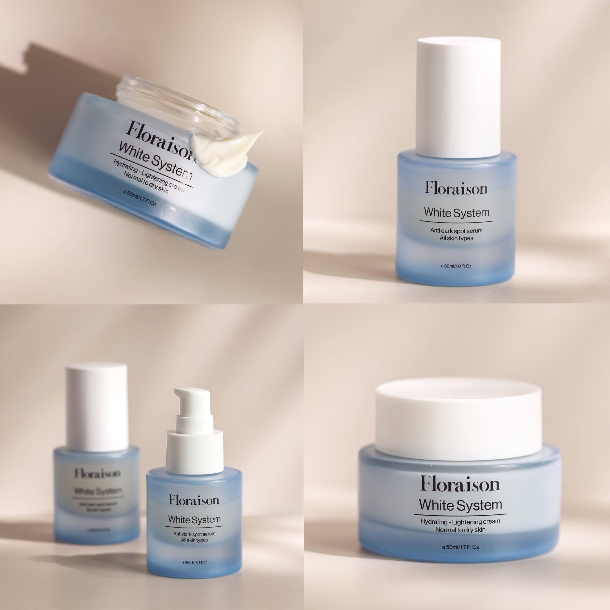 White System Range Normal skin (combination to oily)