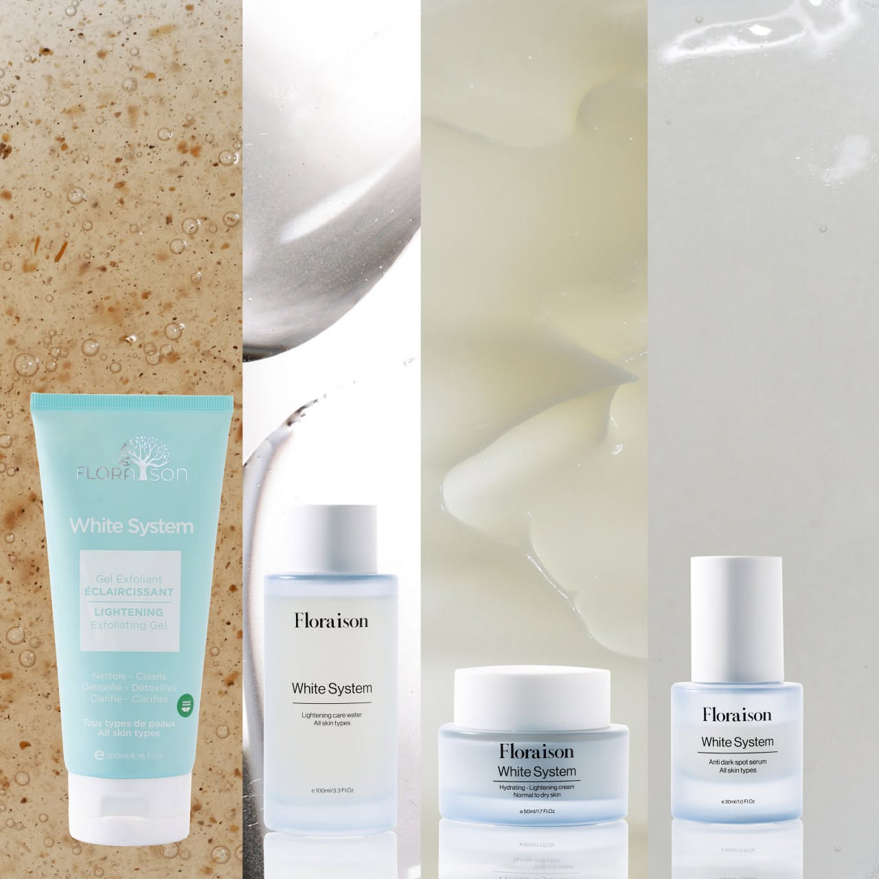 White System Range Normal skin (combination to oily)