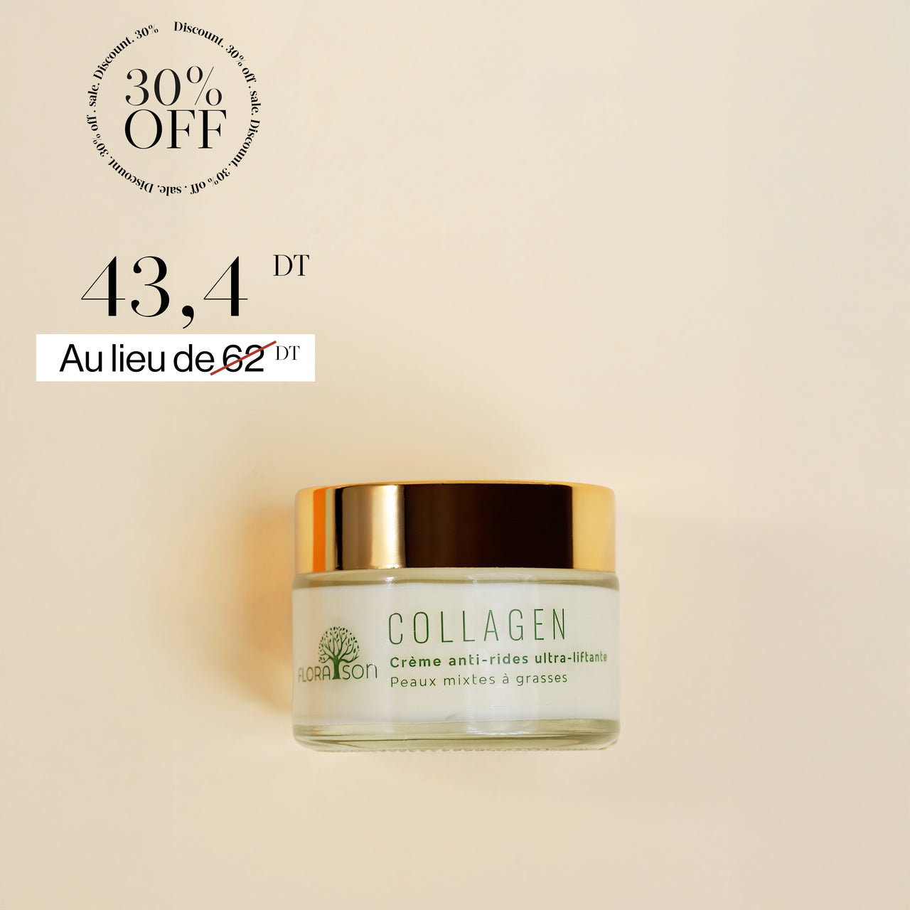 Crème Collagène - Peau Mixte à Grasse