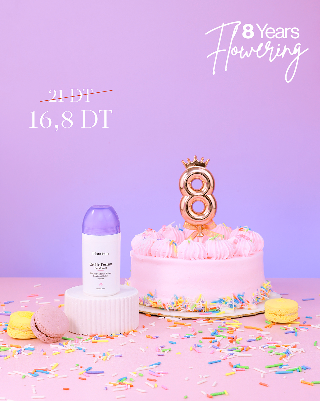 Déodorant Naturel Roll-On Orchid Dream