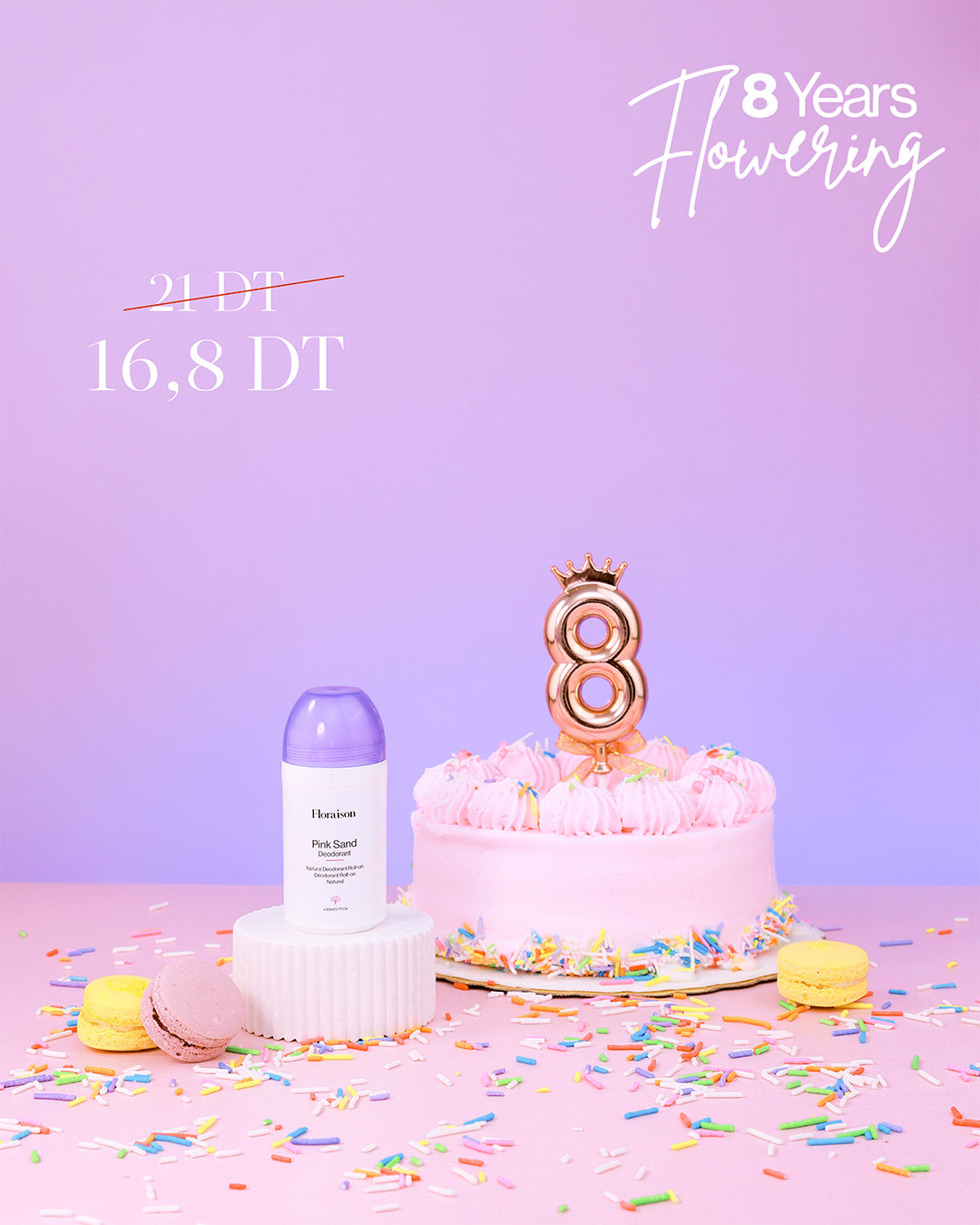 Déodorant Naturel Roll-On Pink Sand