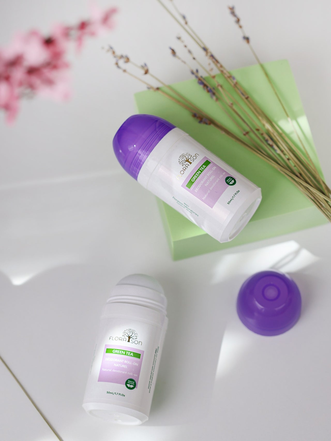 Déodorant Naturel Roll-On Green Tea - Floraison