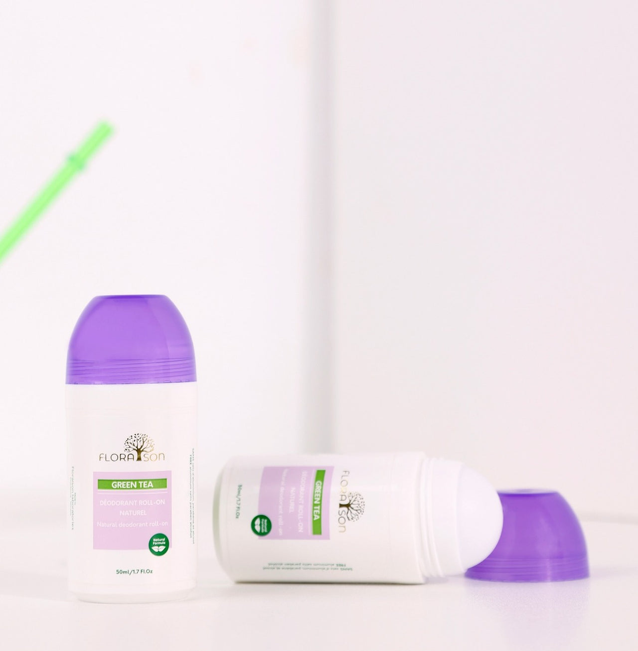 Déodorant Naturel Roll-On Green Tea - Floraison