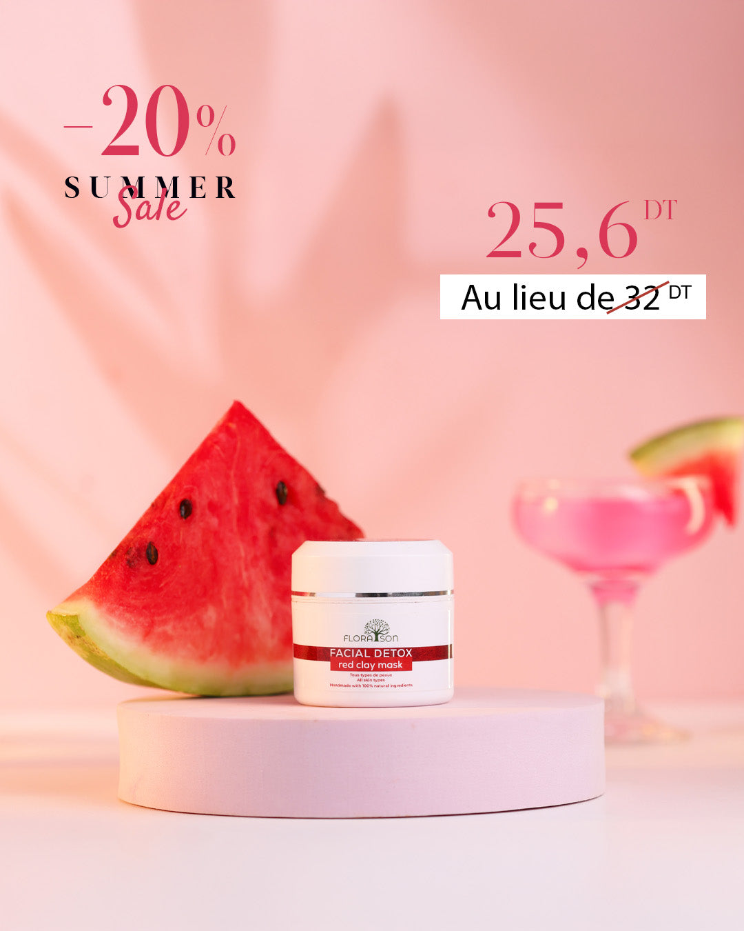 Facial Detox Red Clay Mask