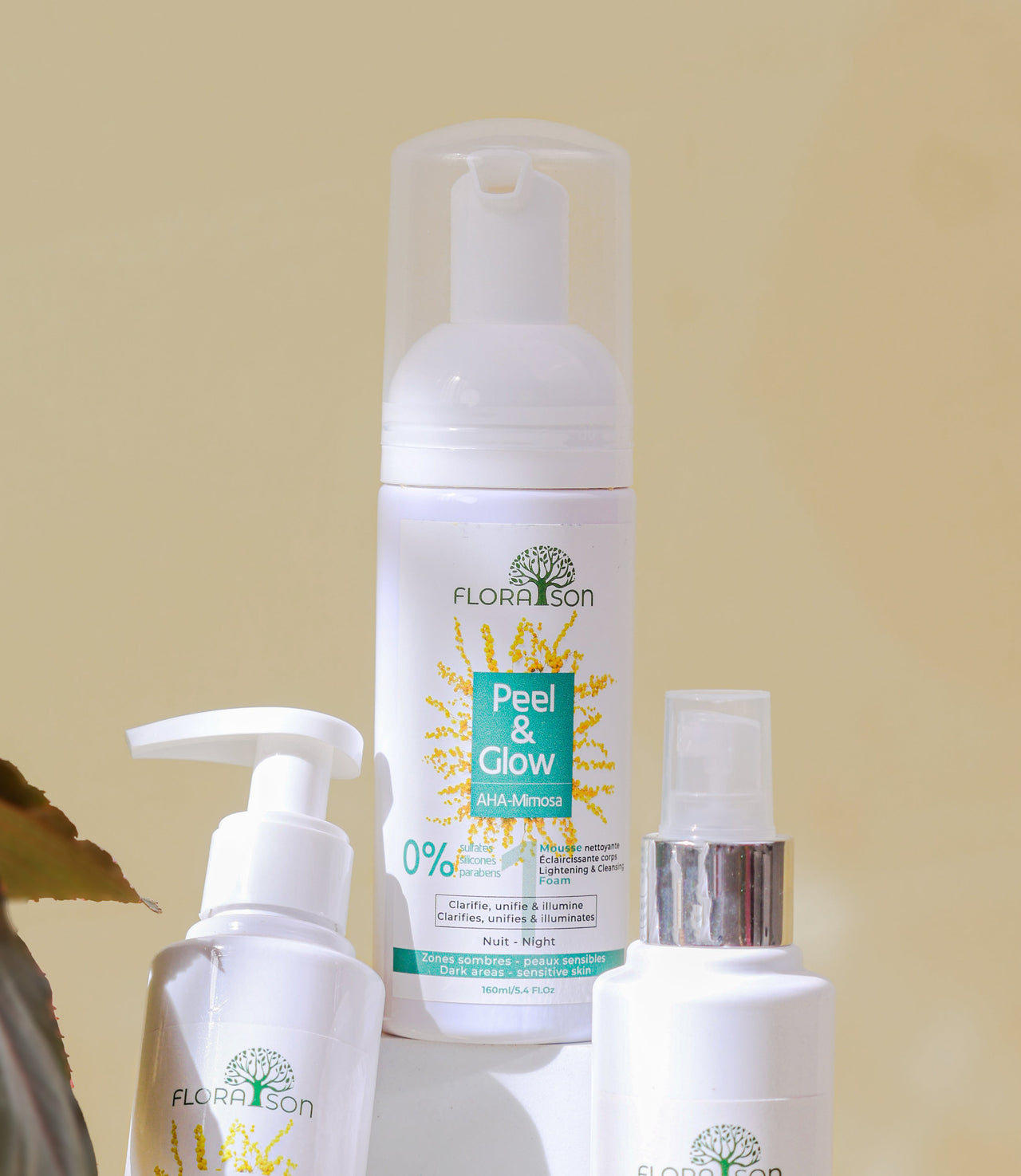 Peel & Glow Brightening Cleansing body foam