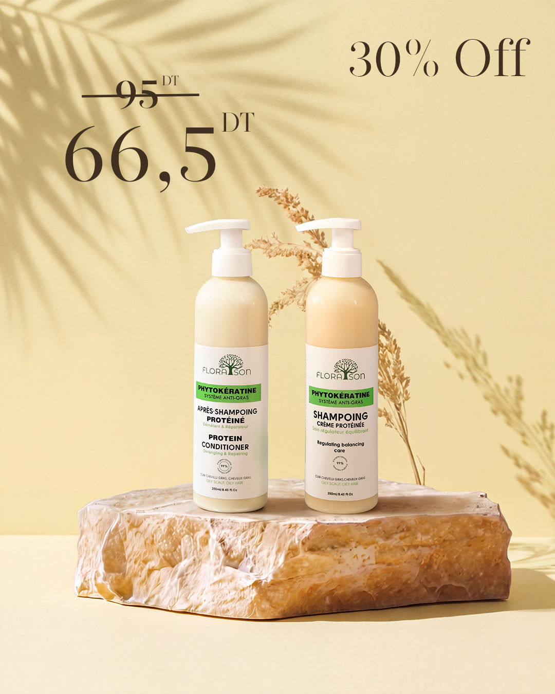 Gamme phytokératine cheveux mixte à gras