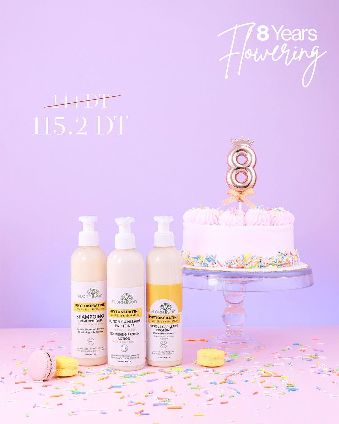 Phytokeratin range for dry &amp; damaged hair