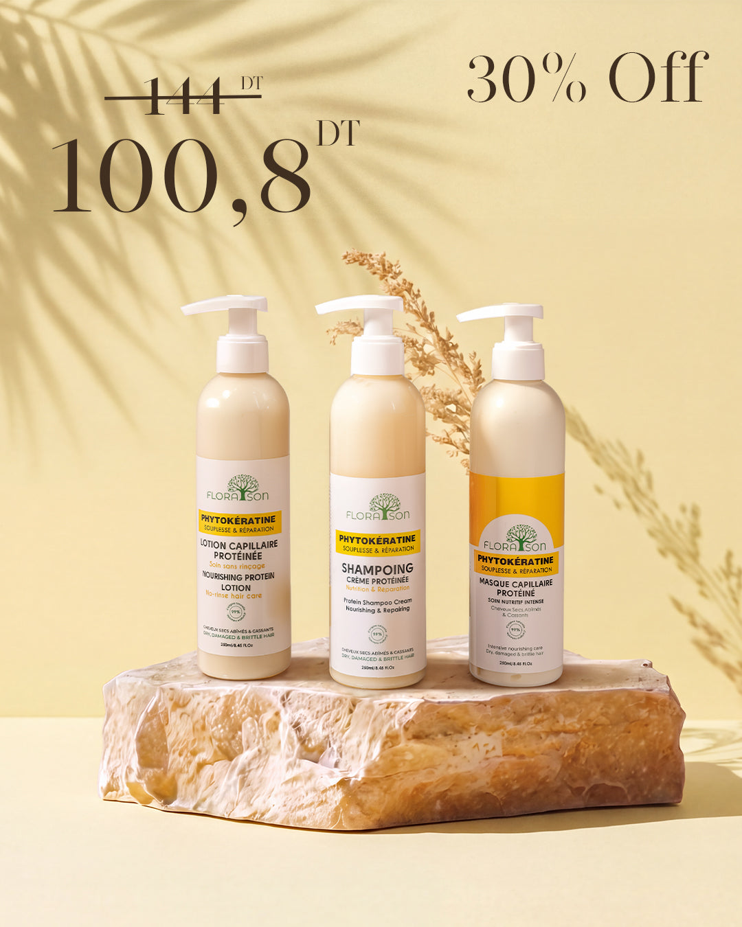 Gamme phytokératine cheveux secs & abimés