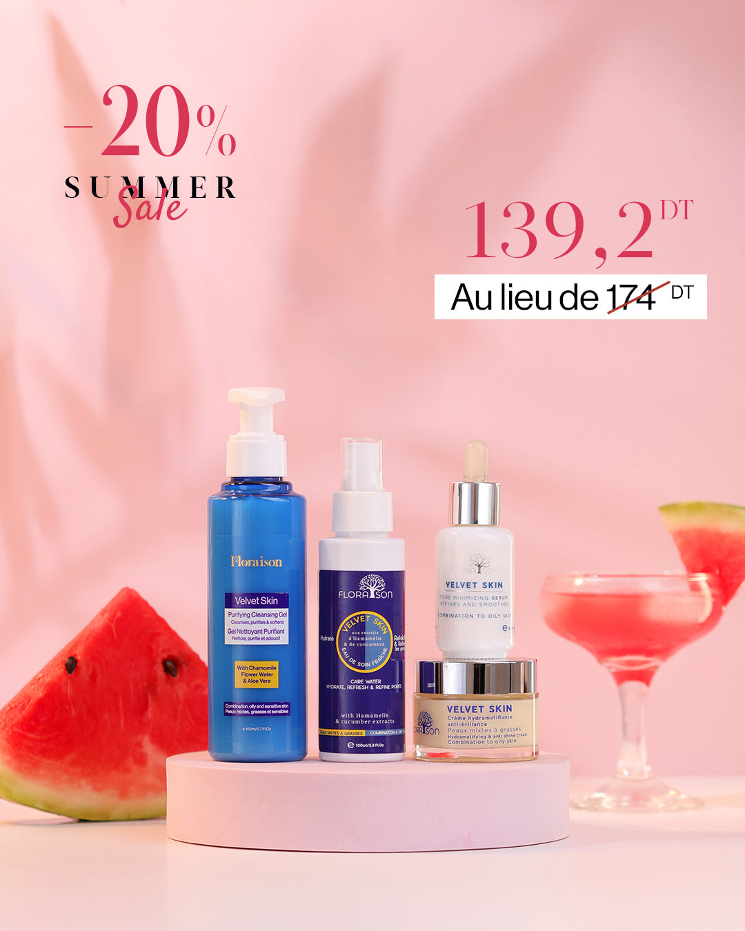 Gamme Velvet Skin