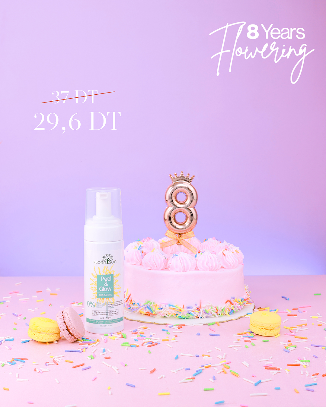 Peel & Glow Mousse Nettoyante Eclaircissante Corps