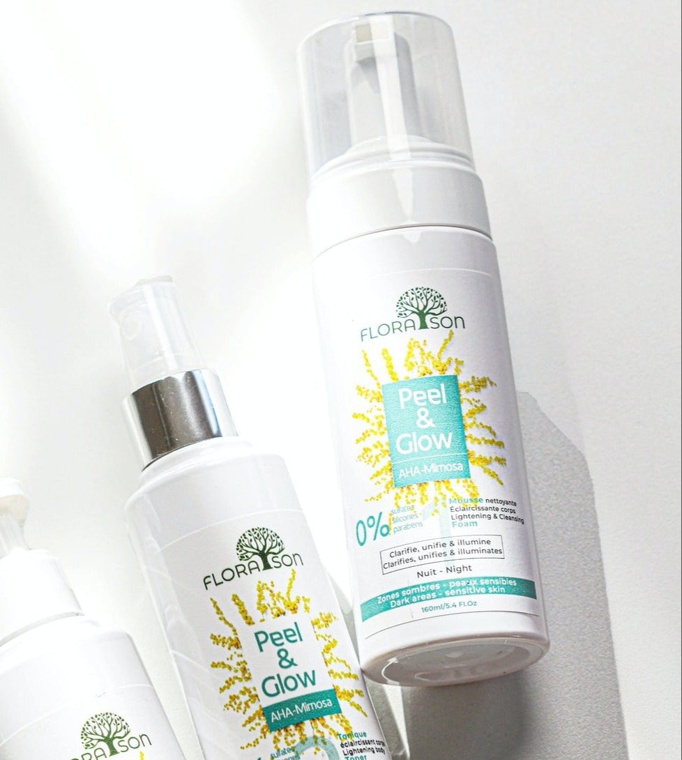 Peel & Glow Mousse Nettoyante Eclaircissante Corps