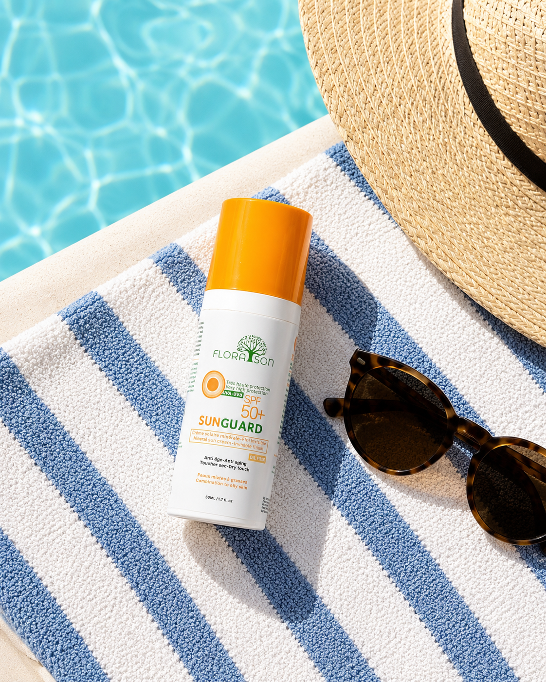 Sunguard SPF50+ Invisible Peaux Normal à Sèche