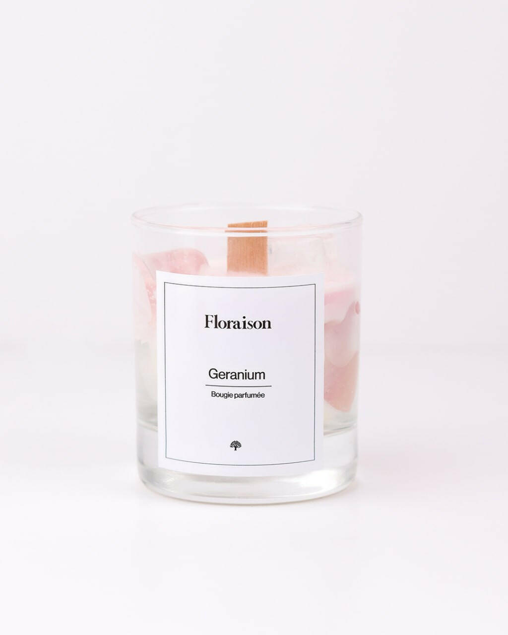 Bougie Parfumée Géranium - Floraison