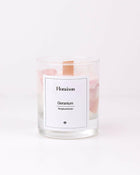 Bougie Parfumée Géranium - Floraison