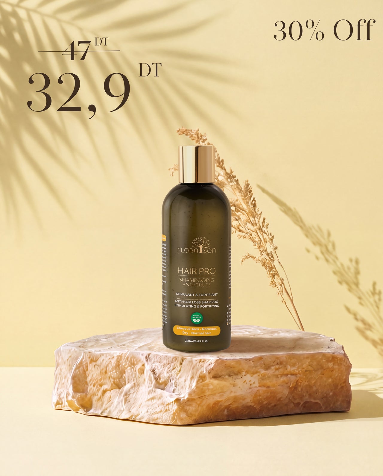 Shampoing Hair Pro Anti-Chute Cheveux Secs à Normaux
