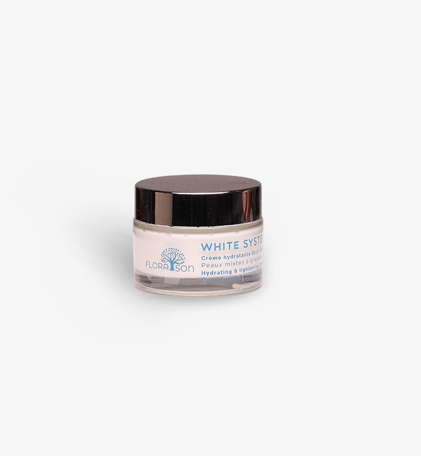 White System Cream Combination to oily skin